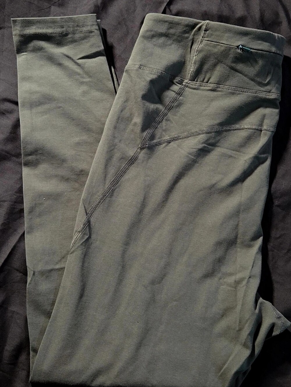 NWOT- Pact Organic- Olive Green Legging